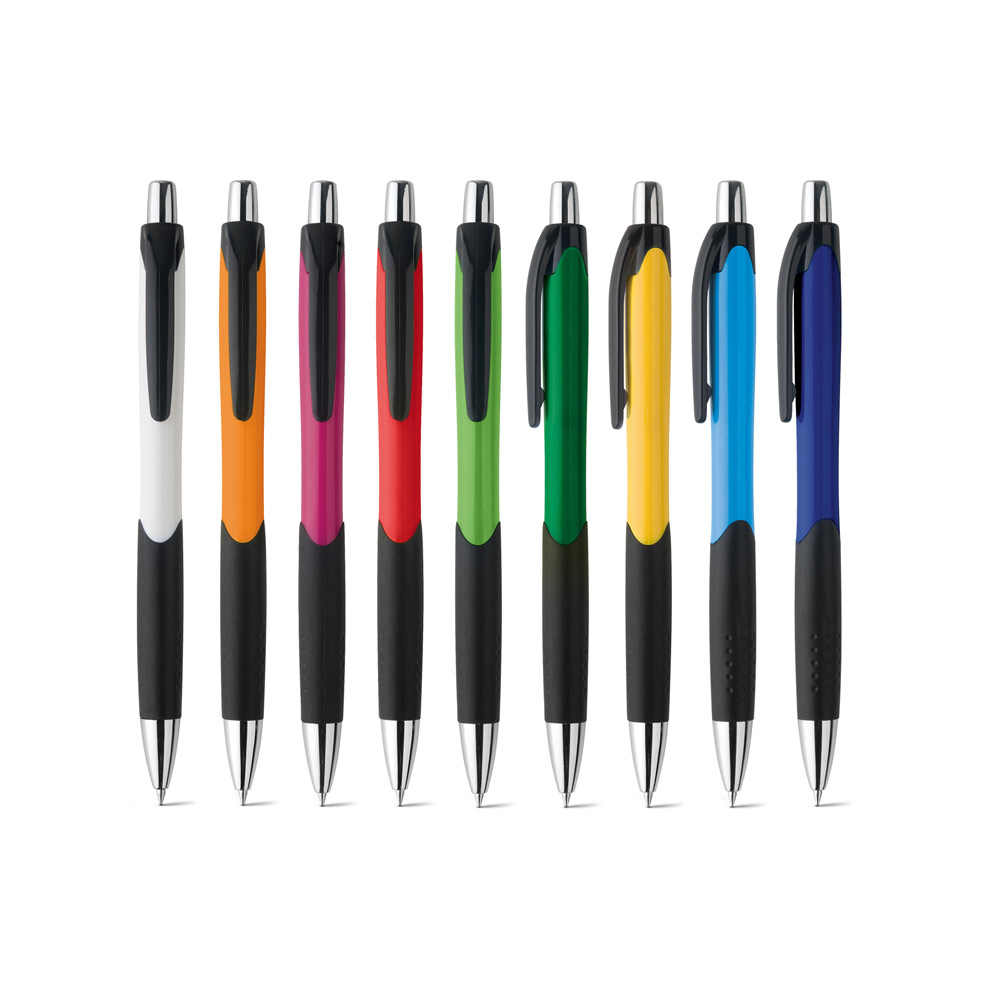 Caneta plástica personalizada ideal