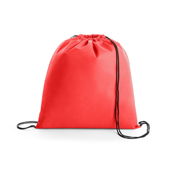 Mochila saco em TNT vermelho