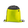 mochila saco com bolso verde