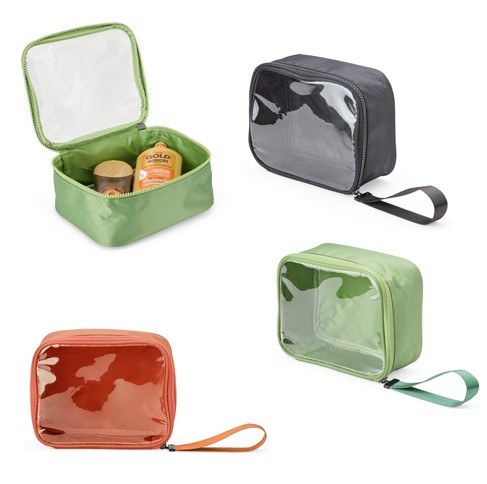 nécessaire frente transparente brinde personalizado