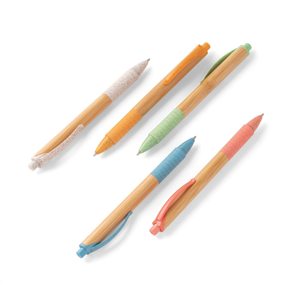 caneta em bambu brinde