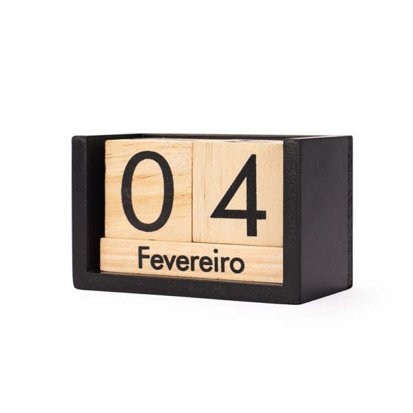 calendário permanente brinde personalizado com logotipo