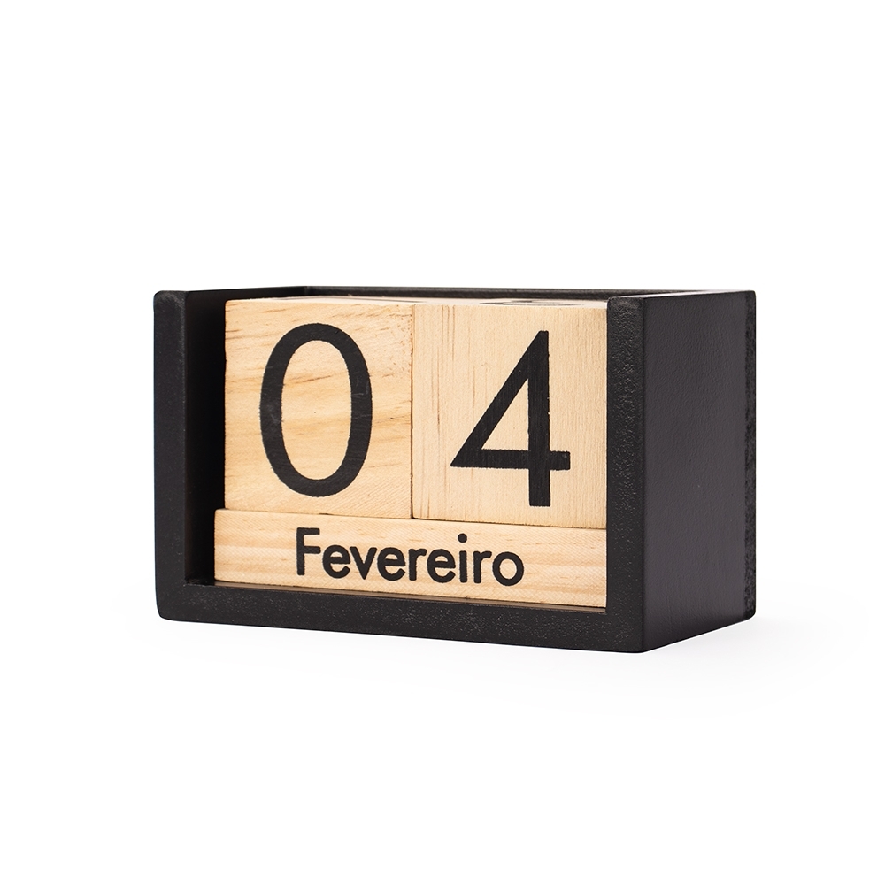 calendário permanente brinde personalizado com logotipo